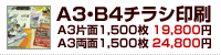 Ａ３・Ｂ４チラシ